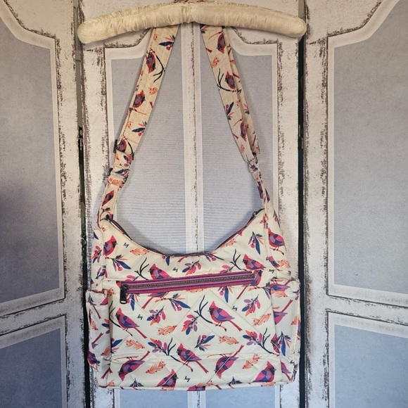 Lug Camper SE Bag & Matching Splits SE Wallet Cardinals Cream SET. NEW - Picture 2 of 10